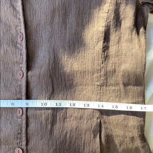 Eileen Fisher Partial Linen & Cotton Tunic - Picture 8 of 11